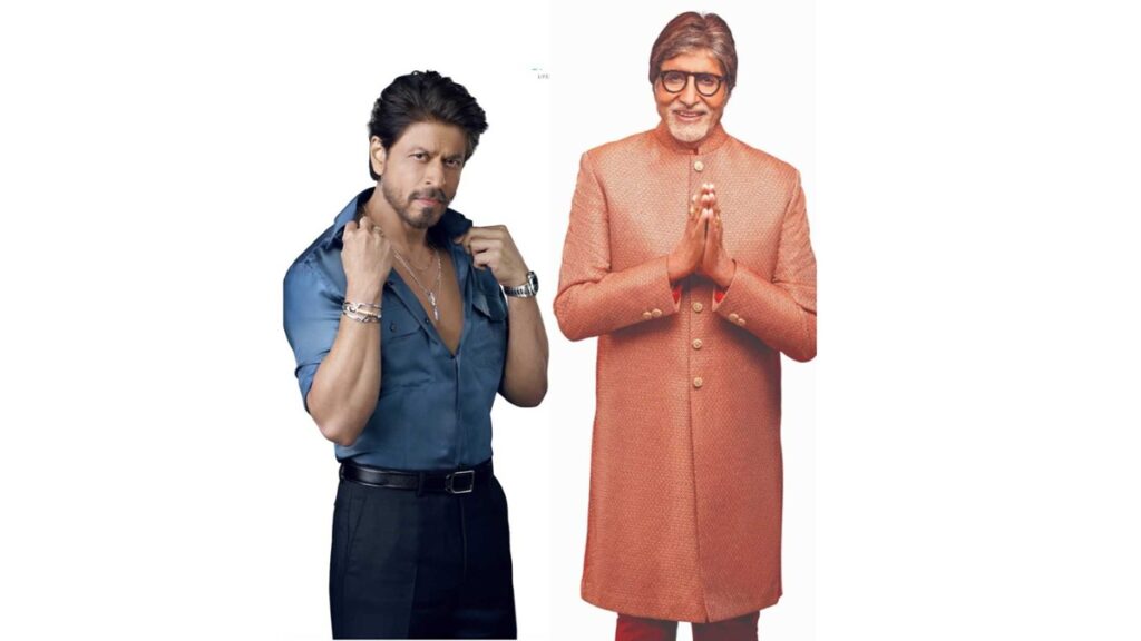 बॉलीवुड के दो सबसे बड़े सितारों शाहरुख खान और अमिताभ बच्चन