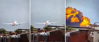 अहमदाबाद के सरदार वल्लभभाई पटेल अंतरराष्ट्रीय हवाई अड्डे से उड़ान भरने के कुछ ही मिनटों बाद एयर इंडिया की फ्लाइट AI171 Crash