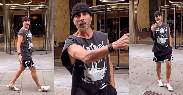 अक्षय कुमार का गुस्सा आया सामने, लंदन में फैन ने बनाया गुपचुप वीडियो | नाराज हुए अक्षय कुमार