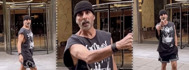 अक्षय कुमार का गुस्सा आया सामने, लंदन में फैन ने बनाया गुपचुप वीडियो | नाराज हुए अक्षय कुमार