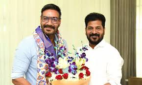 सीएम रेड्डी से मिले अजय देवगन, फिल्म सिटी को लेकर रखी बड़ी मांग