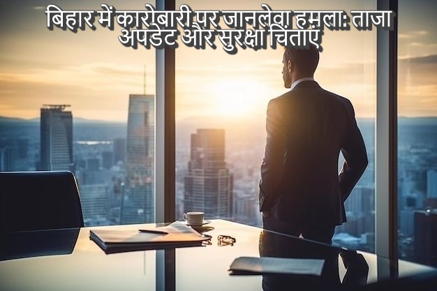 बिहार में कारोबारी पर जानलेवा हमला: ताजा अपडेट और सुरक्षा चिंताएं