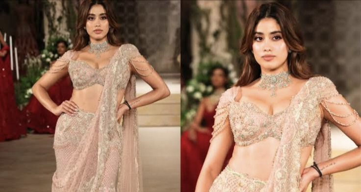 Jaanvi Kapoor, Malaika Arora:- मुंबई के Bridal Couture शो में सितारों की फैशन परेड, देखिए शानदार लुक्स
